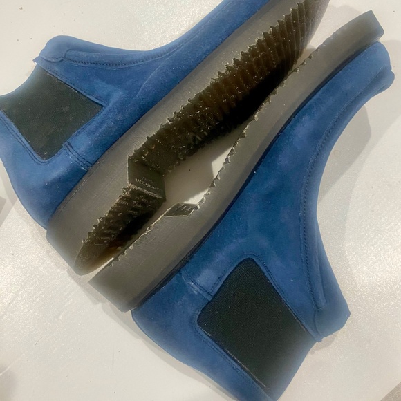 Ladies George Cox Vintage Navy Blue Chelsea  Boot Sz US 7 - Picture 2 of 10